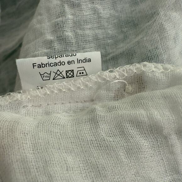 Vintage Ibiza Long Sleeve Cotton Maxi Dress Free Size - Picture 10 of 14